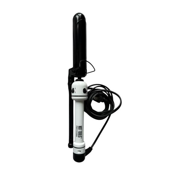 Hot Tools Professional Curling Marcel Iron White 1 ¼” Barrel Adjustable Heat - Picture 1 of 5
